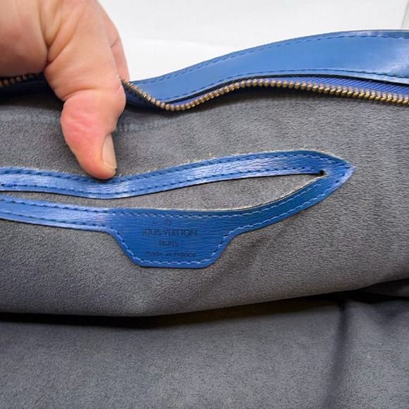 Louis Vuitton Saint Jacques Blue Epi Leather Handbag - Picture 7 of 8